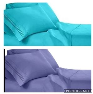 Cool Bamboo Collection Lux Sheet Set | KING SIZE | Choose ONE Color | TEAL BLUE
